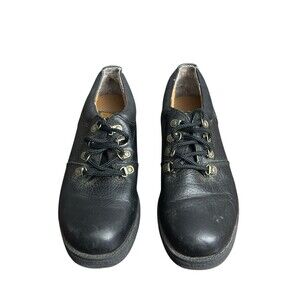 Bongo Vintage Y2K 90s Chunky Platform Heel Shoes Women's Size 6.5 M Grunge Goth